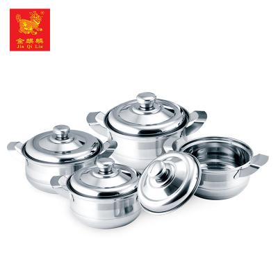 China Sustainable Low Price Kitchenware Restaurant Cooking Stainless Steel Pot Sets For Sale for sale