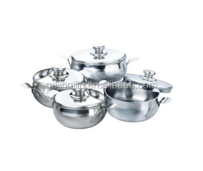 China Sustainable New Design Family Use Insulated Pots Stainless Steel Sets With Friendly Hardware for sale