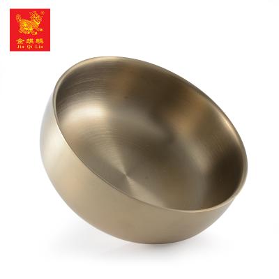 China Sustainable Eco-Friendly Durable Korean Metal Bowl Restaurant Stainless Steel For Sale for sale