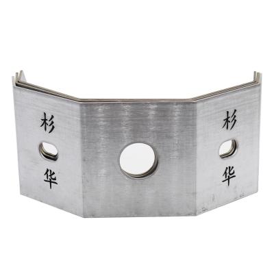 China Hotel Metal Parts Popular Products Customizable Laser Cutting Metal Universal Logo Parts for sale