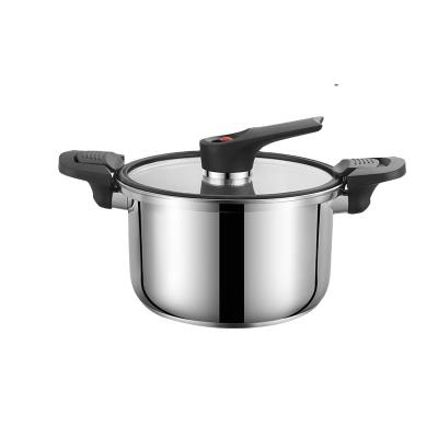 China Multi Function Sustainable Thicken Micro Double Handle Stainless Steel Nonstick Pressure Cooker Pressure Cooker for sale