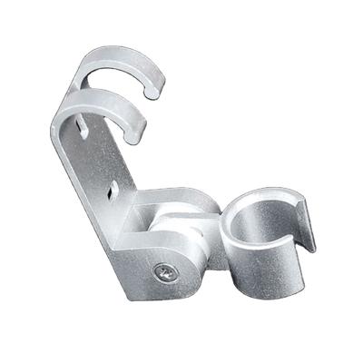 China Wholesale Solid Aluminum Wall Mounted Hook Easy Installation Showerhands Braket Hand 1pc Shower Holder for sale