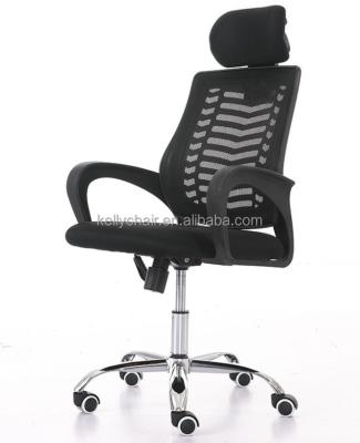 China Rotation Fixed Office Lift Swivel Armrest Headrest Ergonomic Seat Full Mesh Chair for sale