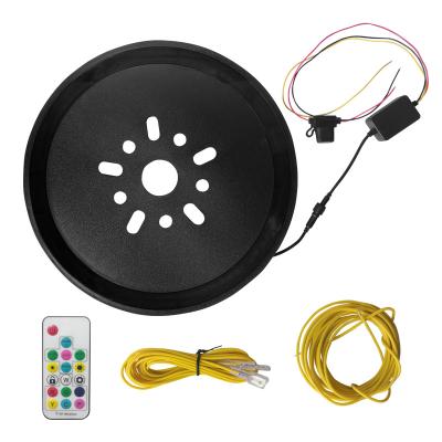 China Car Light Remote Control Spare Tire LED RGB Colors LED Tire Light Third Party Ring Spare Tire Brake Light For Jeep JK JL Series for sale