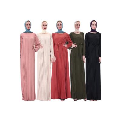 China Comfotable Customize Women Maxi Dress Arabic Islamic Prayer Women's Muslim Clothing Plain Plus Size Dress for sale