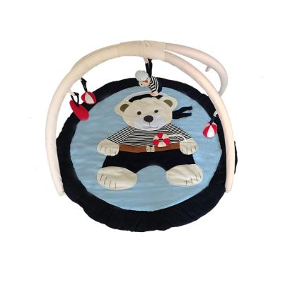 China Non-Toxic Children Play Mats With Stuffed Hanging Educational Toys Stuffed Baby Game Mat For Kids for sale