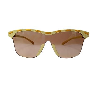 China Sunglasses 2021 Fashion New Same Frame Uv400 Silicone Sun Glasses Women Full Sun Glasses Shape Trendy Unisex Gradient for sale