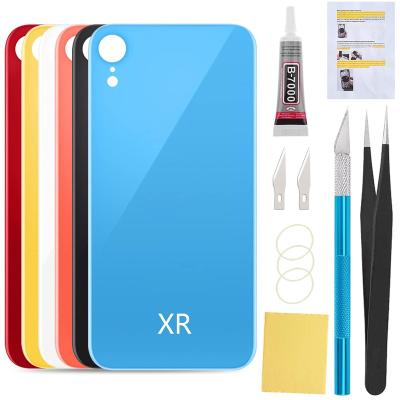 China Sunmorn Glass Back Glass Replacement Compatible with iPhone XR Blue 6.1 with Preinstalled Adhesive and Repair Tool Kits for sale