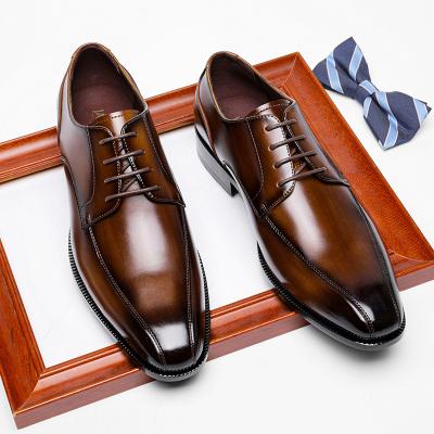 China 2021 new design deodorization british lace up shoes luxury handmade classic brand genuine leather work style shoes for men for sale