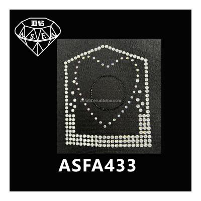 China ASFA433 Flatback Rhinestone For Hot Fix Pattern To Heat Transfer Designs With Girls T Shirts for sale