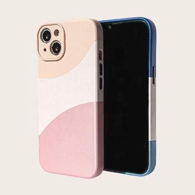 China 2022 New Carbon Fiber Shockproof Cell Phone Cover OEM High Quality Anti Logo Style For Iphone 13 pro max for sale