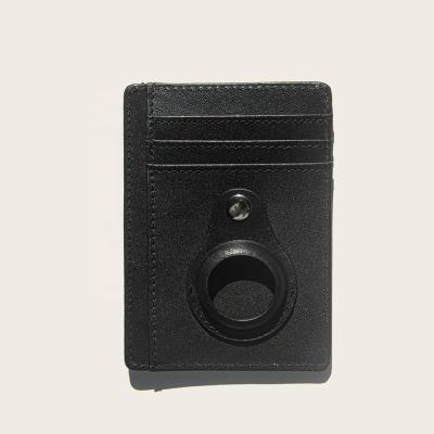 China New Hot Sale RFID Style Minimal Wallets Men Leather RFID Bifold Blocking Money Clip Credit Card Airtag Wallet for sale