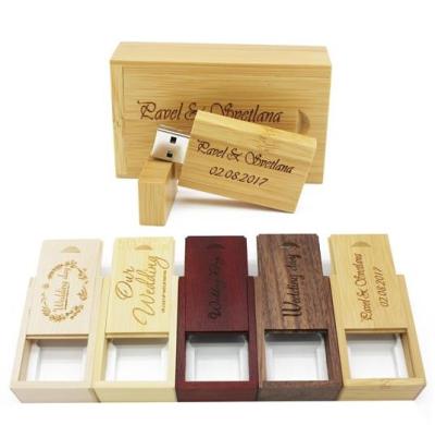 China Stick Wedding Gift Customized Wooden Usb Pendrive Flash Drive With Engrave Logo 8gb 16gb 32gb 64gb Usb Stick Pen Wooden Drive for sale