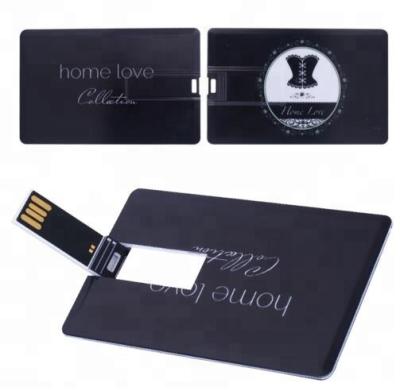 China Flash Stick Credit Card 16GB 32GB USB 2.0 Memory Stick Storage Thumb U Disk Pen Drive for sale