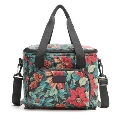 China Cute Waterproof Insulated Cooler Shopping Beach Lunch Picnic Bag Cosmetic Makeup Packaging Bag for sale