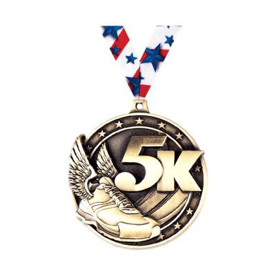 China China Race Trifecta Spartan Medals For Street Racing Trolley Silver Hot Sale Marathon Medals Custom Metal Bike Race Medal for sale