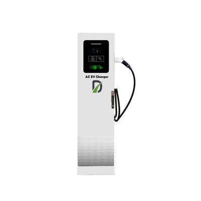 China Fastest Home Floor Standing EV Charger 22KW 3 Phase 32Amp Mode 2 Charger For Car for sale