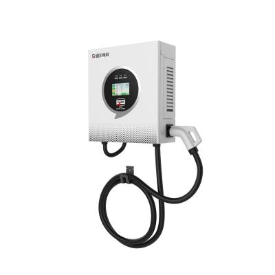 China 30 kW GBT DC 3-fase EV-oplaadstation Voertuiggebruik Fast Home Charger muur gemonteerd Te koop