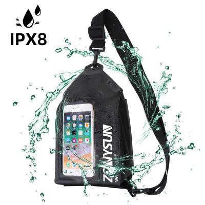 China Custom Logo Bike Bag Messenger Waterproof Recycling Dry Bag Outdoor Sports Outdoor Shoulder Pocket Cross Body Bag for sale