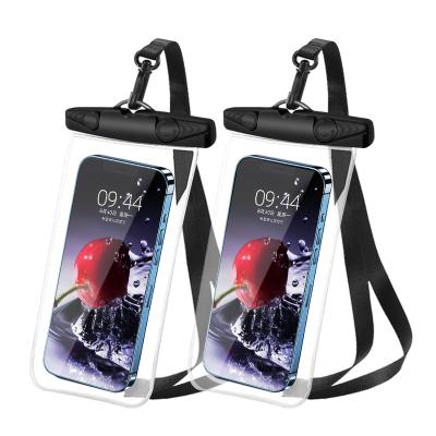 China Custom Waterproof New Products Waterproof Phone Pouch Mobile Phone Bag For Diving Surfing Swimming for sale