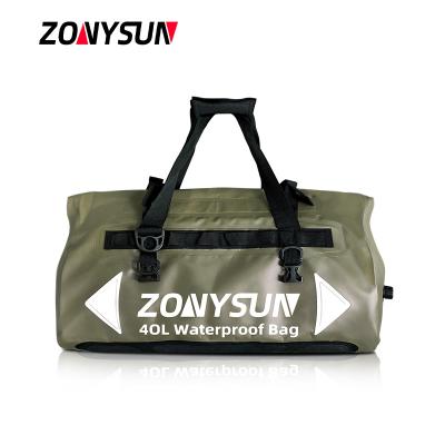 China Normcore / Tarpaulin Minimalist Roll Fleece Dry Bag Custom Waterproof Sports Traveling Bag Large Duffel Bag for sale