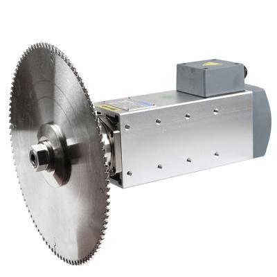 China Woodworking Cool Cut 2.2KW Air Cut 6000rpm Saw Blade CNC Router Spindle Motor For Aluminum Milling Grinding for sale