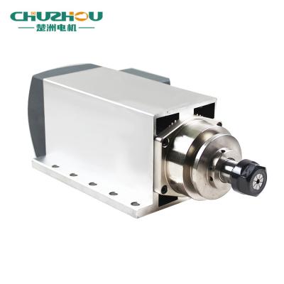 China Square Model 3000rpm 1.5kw Wood Router Air Cooled Spindle Aluminum Plastic Glass Ceramic Grinding Motor For CNC for sale