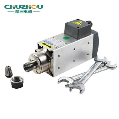 China Woodworking Cutting 2.2KW 220v 380v CNC Router Spindle Motor Air Cooling 24000rpm 200HZ 4.75/2.76A Spindle Motor CNC Router Using Engrave Wood for sale