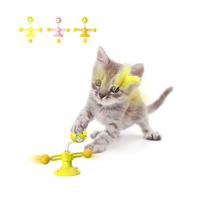 China New Design Pet Cat Toy Pet Interact Toy Spring Stocked Interesting Pet Toys For Cats for sale