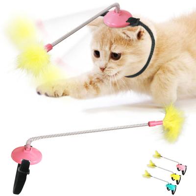 China New Design Pet Chew Toy Environmentally Friendly Funny Cat Stick Viable Wholesale Toy Funny Cat Stick for sale