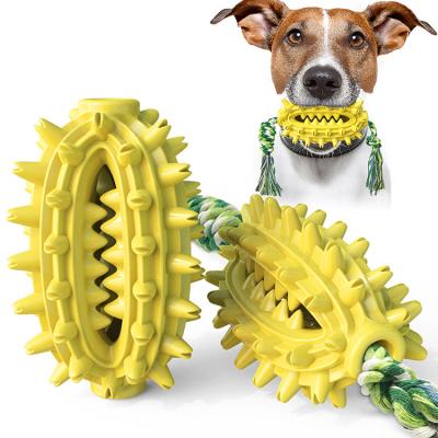 China Viable Wholesale TPR Cactus With Rope Launch Toy Pet Ball Dog Chew New Toy For Dogs for sale