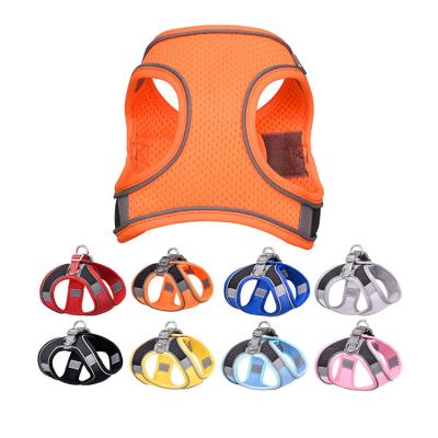 China Factory Price Wholesale Padded Mesh Walking Pet Dog Safety Cooling Harness Summer Harness for sale