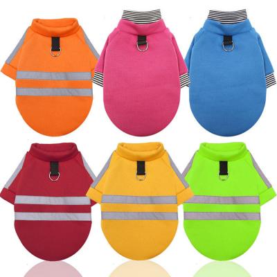 China Sustainable Winter Apparel For Small Dogs With Reflective Tape Custom Dog Clothes Dog Sweater Clothes for sale