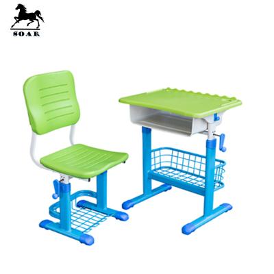 China School Furniture Comfortable Adjustable Student Desk For Primary Classroom for sale