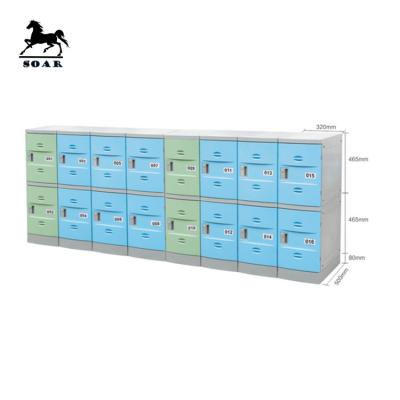 China Hot Selling Office School Hotel Gym Bathroom ABS Storage Cabinet Smart Locker for School, Gym, Home for sale