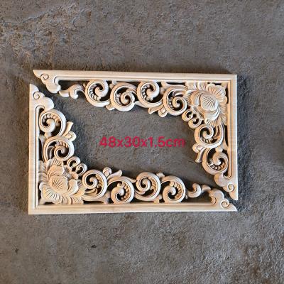 China European Wood Carvings Religious Ornament Appliques For Decorative Wall for sale