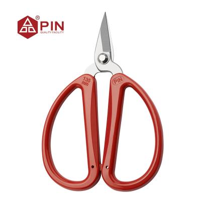 China PIN-1553 Sharpness Stainless Steel Small Head Iron Scissors For Cut Metal Sheet for sale