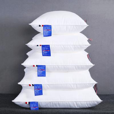 China Various Size Hotel Anti-static Cotton Fabric White Bed Pillow For Bedding Sets for sale