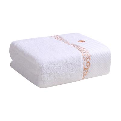 China Wholesale QUICK DRY Custom Hotel Standard Towel Star Embroidery Pure Cotton Bath Towels for sale