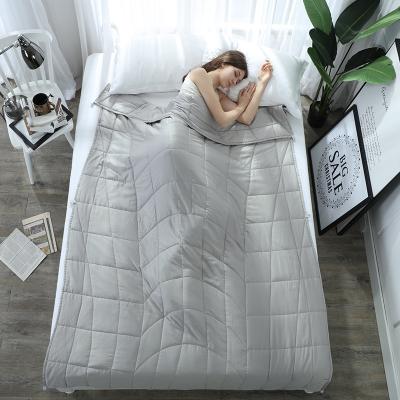 China Wholesale Warm High Quality Weighted Blanket Anti-Static For Aiding Sleep for sale