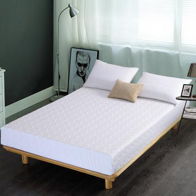 China Satin Comfortable Jacquard Dust Cover Mattress Process Bedspreads For Hotel Home Hospital for sale