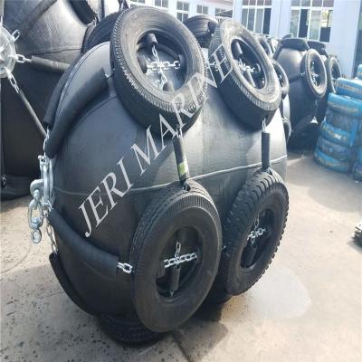 China NBR Marine Dock Rubber Fender Pneumatic Floating Inflatable Fender for sale