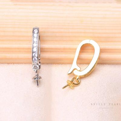 China S925 Silver Deduction Head Pendant Pendant Bead Inlaid Blank Holder DIY Accessories Handmade Accessories A6 for sale