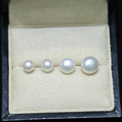 China Wholesale Brand New Simple Style Natural Freshwater Freshwater Pearl Earrings Low MOQ for sale