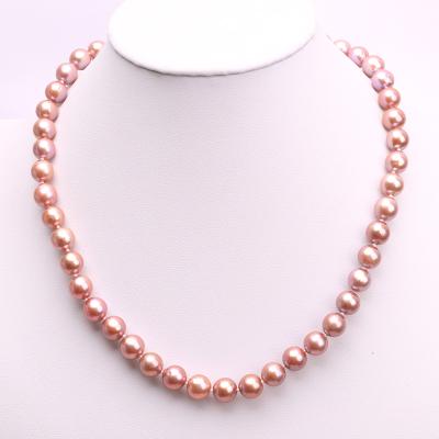 China Retro/Cute/Beautiful/Fashion/3A Luxurious 8-9MM Natural Edison Freshwater Pearl Necklace Jewelry for sale