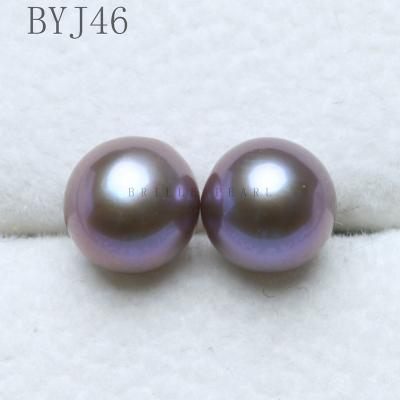 China 5A Akoya Pearl Pair Naked Beads DIY Natural Freshwater Pearl Earring Jewelry for sale