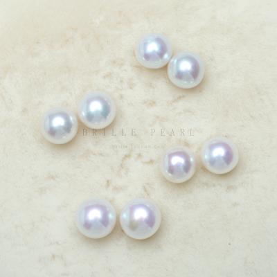 China Natural Freshwater Akoya Freshwater Pearl Pearl Pairs With DIY Stud Necklace Jewelry for sale