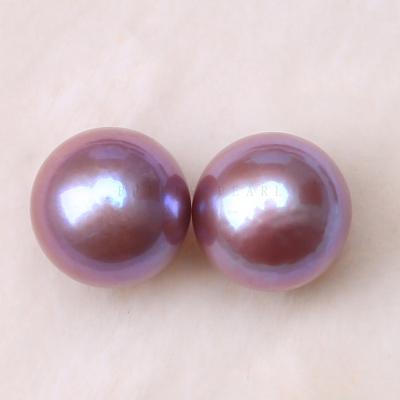 China Freshwater Edison Pearl Loose Beads 9-10mm Round Perfect Grade Natural Freshwater Pearl 4A Pearl 4A Assortment Purple Orange Orange Earing Bracelet for sale