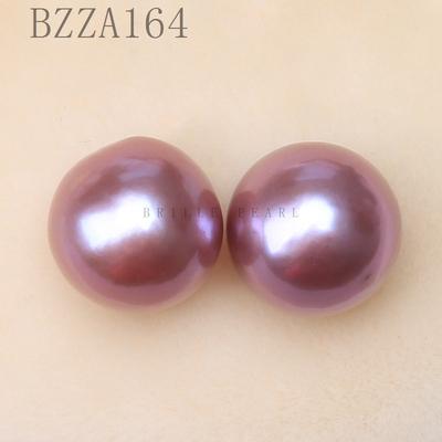 China New DIY 10MM Freshwater Pearl Beads Unusual Yellow Loose Pearl Earrings Retro Edison Natural Large Pearl Purple Pearl Dangle Jewelry for sale