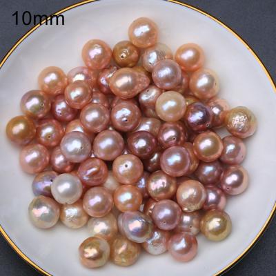 China Freshwater Pearl 8-12MM Per Hole Edison Baroque Real Fresh Water Cultured Pearl Freshwater Colorful Pearl Beads for sale